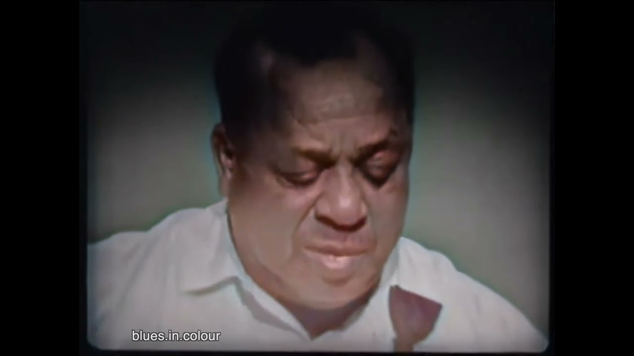 Big Joe Williams - live in Seattle [Colourised] late 60's