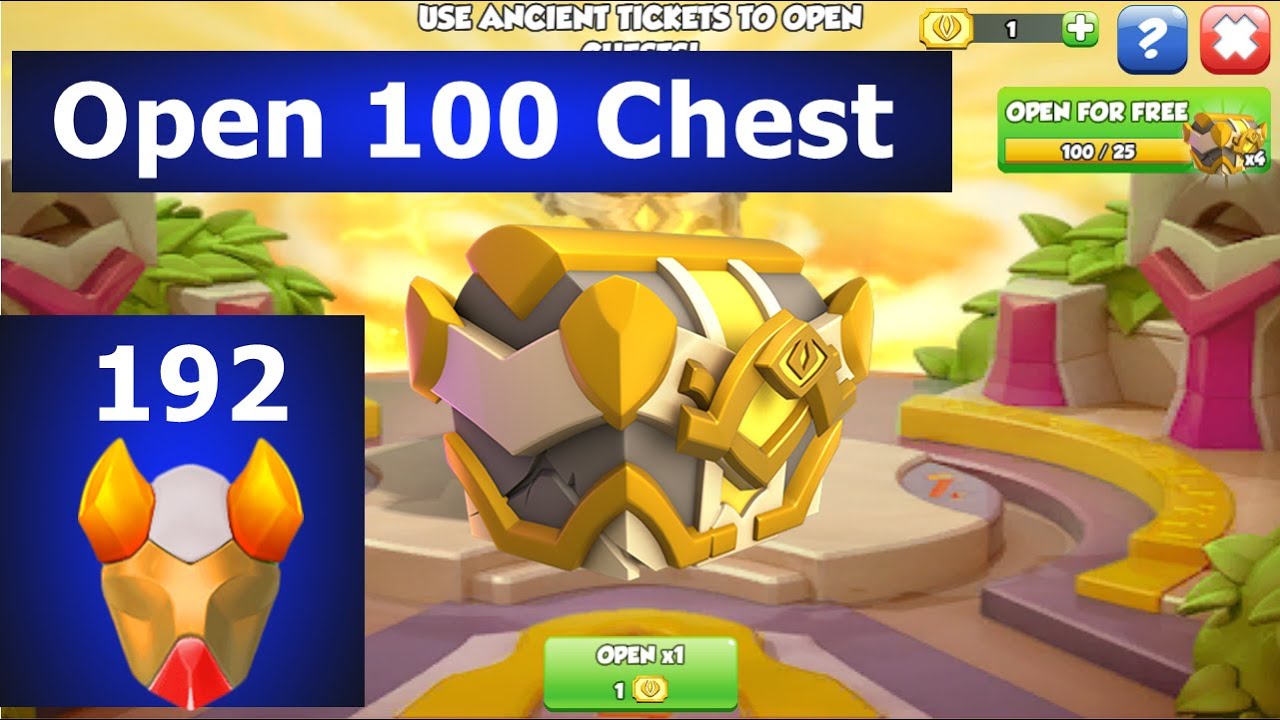 Pokralle Ancient event | Opened 100 chest | 192 Ancient Talislan  202 Valkov Piece  DML