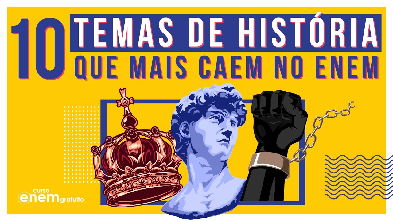 10 TEMAS DE HISTÓRIA QUE MAIS CAEM NO ENEM