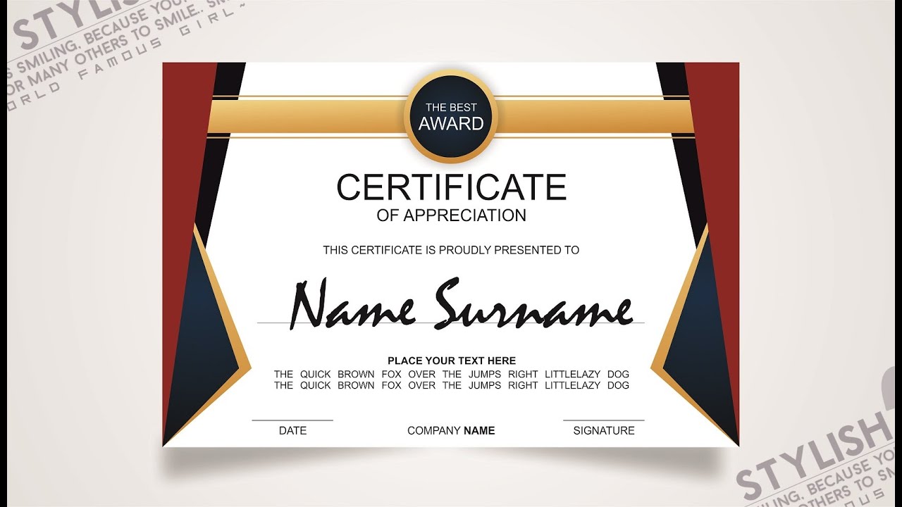 Creating a Professional Certificate Design in CorelDraw | CorelDraw Tutorials