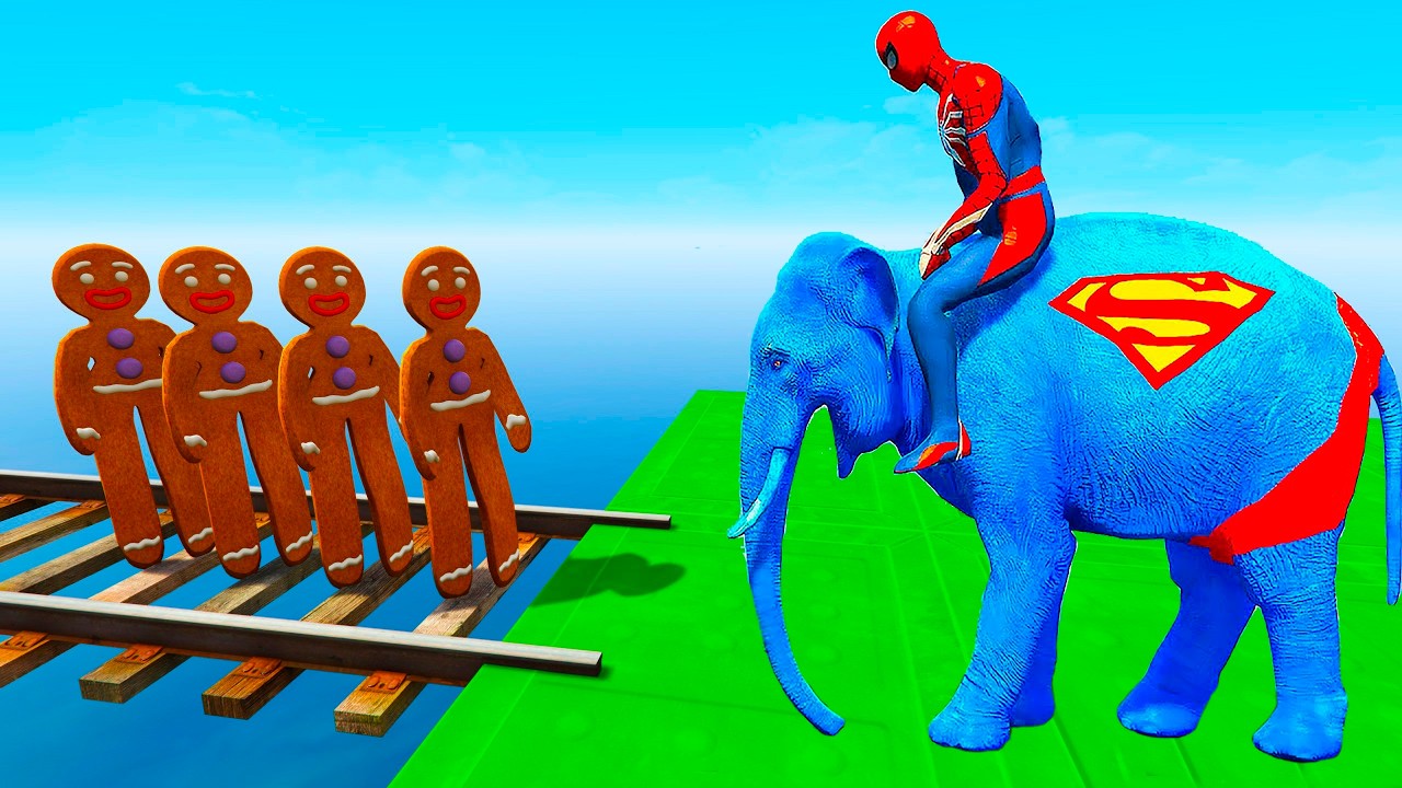 GTA 5 | Crazy Ragdoll - Spiderman On Rainbow Bridge With Minions (Funny Fails Compilations) 1