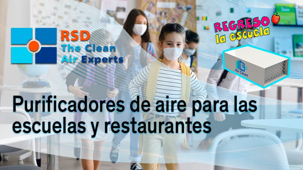 Purificador de aire para las escuelas y restaurantes Air Clean