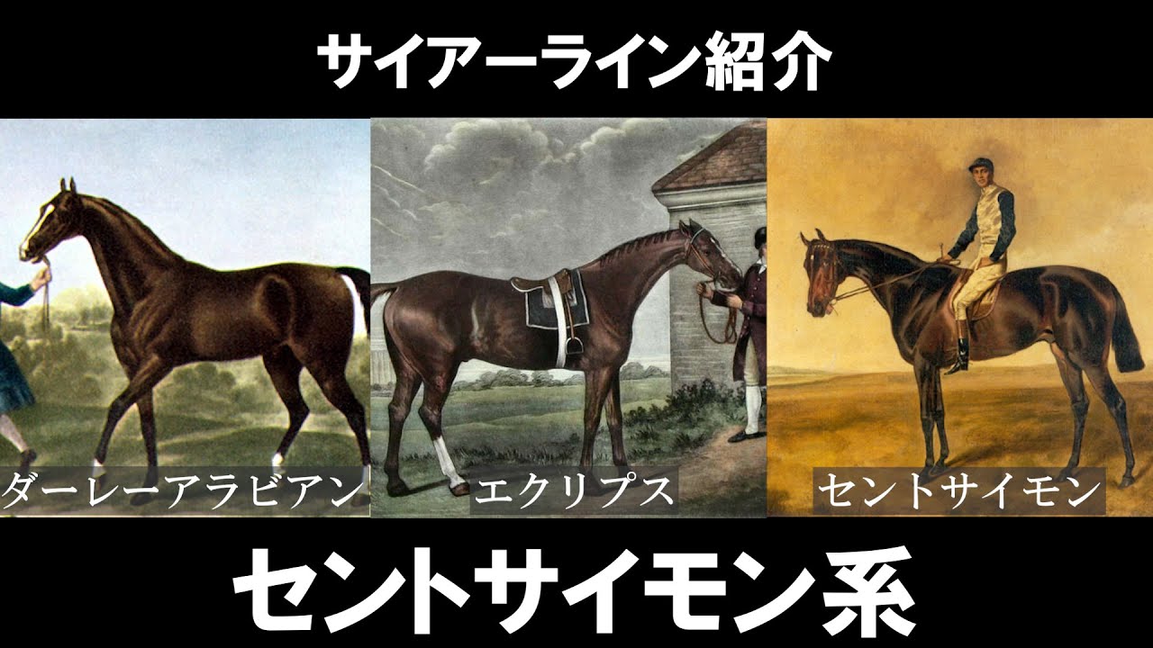 【サイアーライン紹介】エクリプス系（セントサイモン系）