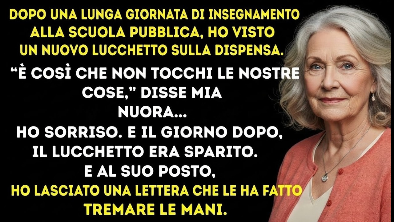 Mia Nuora Ha Chiuso La Dispensa A Chiave. All’Alba, L’ho Rimossa—E Ho Lasciato Una Lettera Che Non D