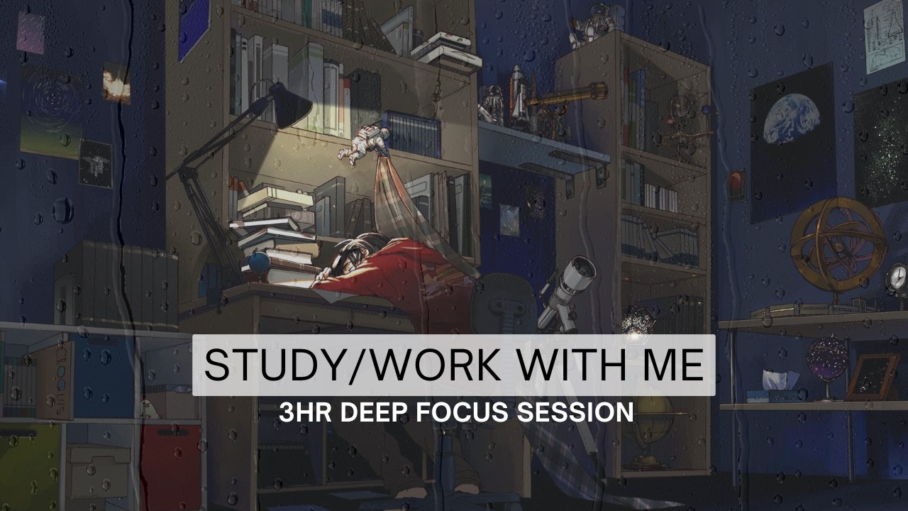Chill Study / Work With Me 🌿 | Deep Focus • Calm Music • Pomodoro • No Copyright Music • LOFI Beats