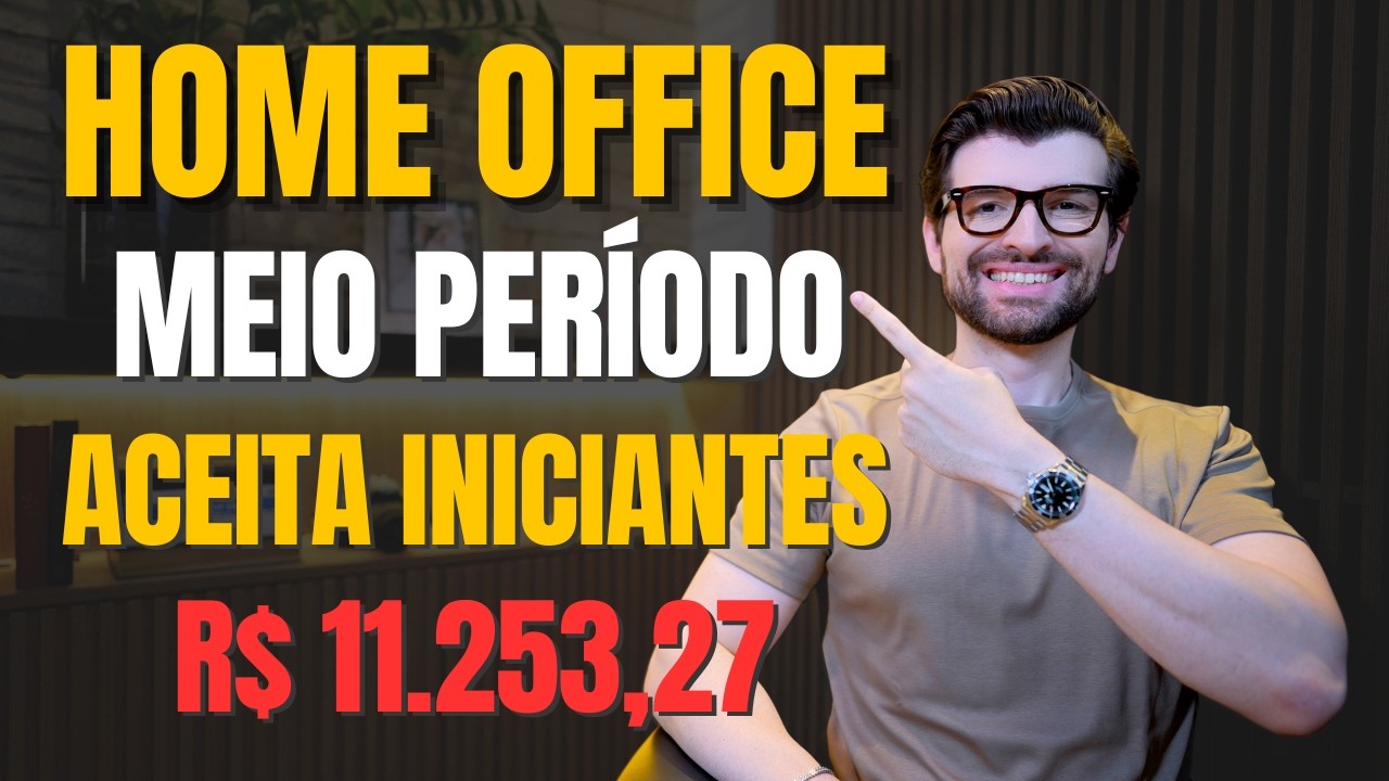 HOME OFFICE Empresas Para Trabalhar em Casa Meio Per&iacute;odo e &agrave; Noite (Aceita Iniciantes)