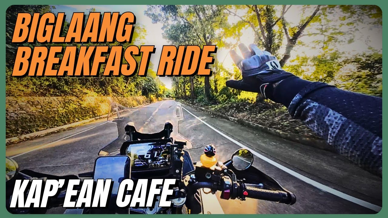 BIGLAANG BREAKFAST RIDE | Nasira pa ung ibang footage | Voge 525DSX