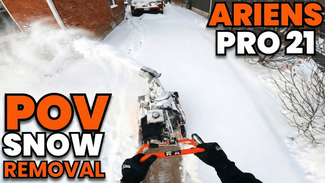 🇨🇦 POV: Ariens Pro 21 Real Time Snow Removal (Raw & Uncut)