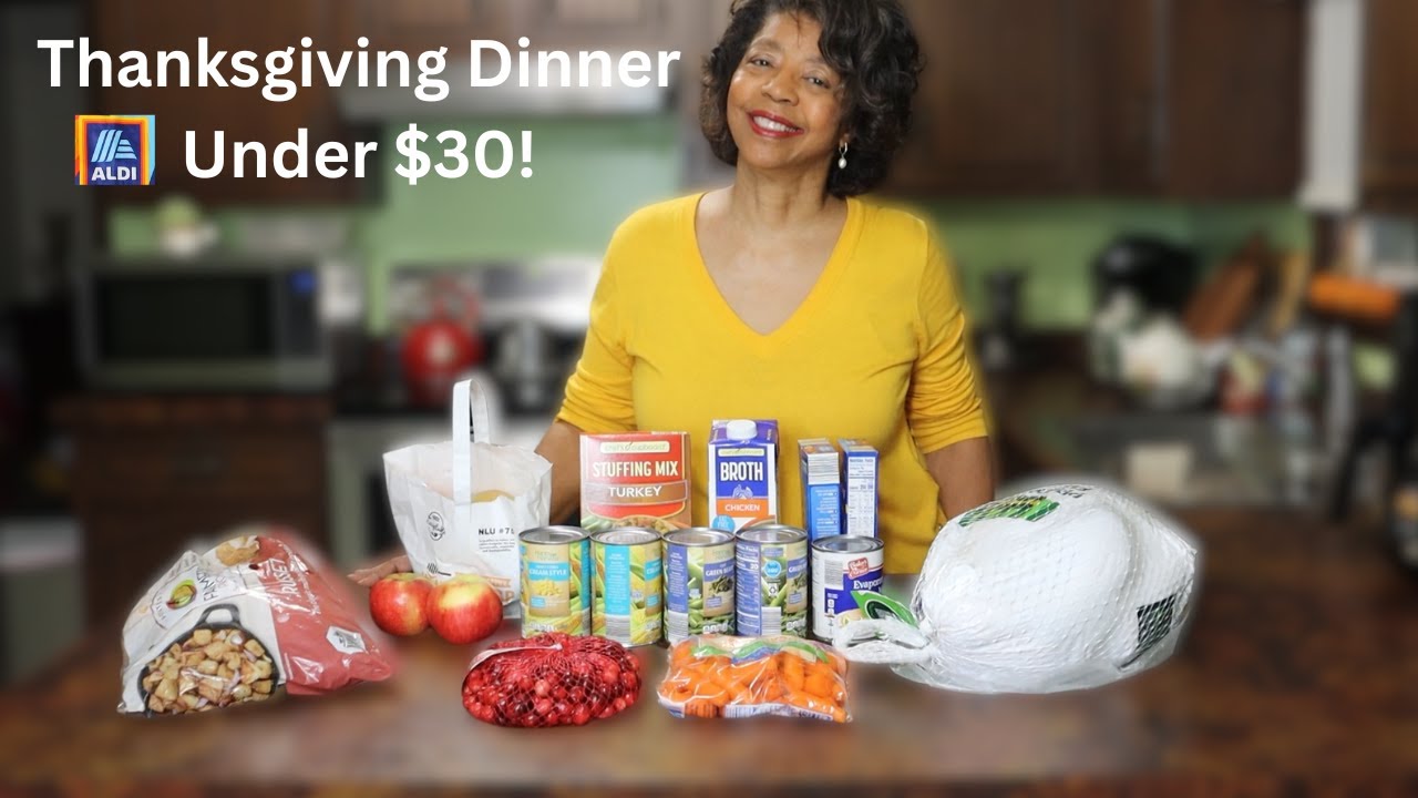 How I Made Thanksgiving Dinner for Under $30 (Aldi Meal Deal