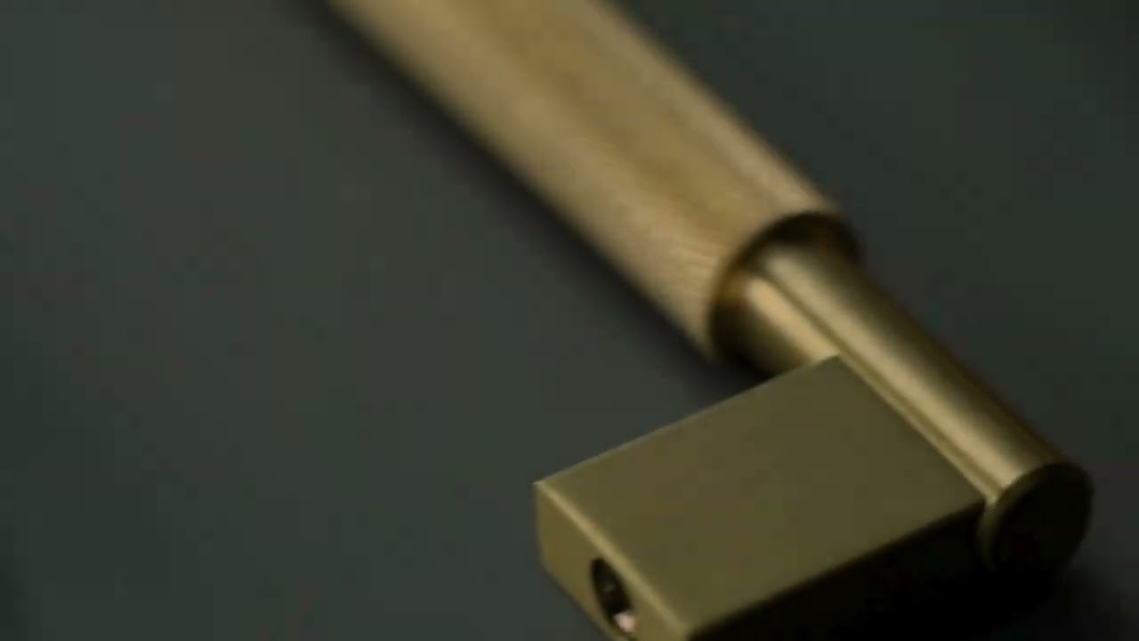 LACIE / Solid Brass Knurled Handles