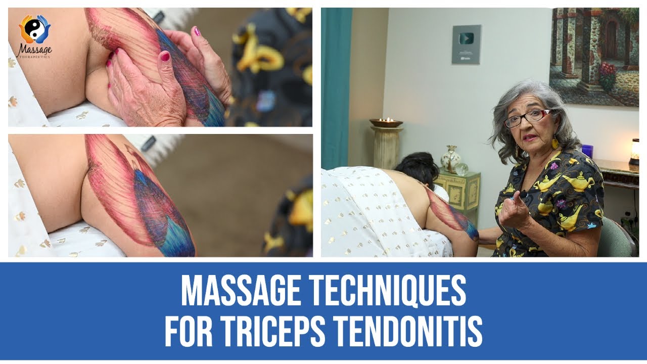 Massage Techniques for Triceps Tendonitis | Drawn Muscles