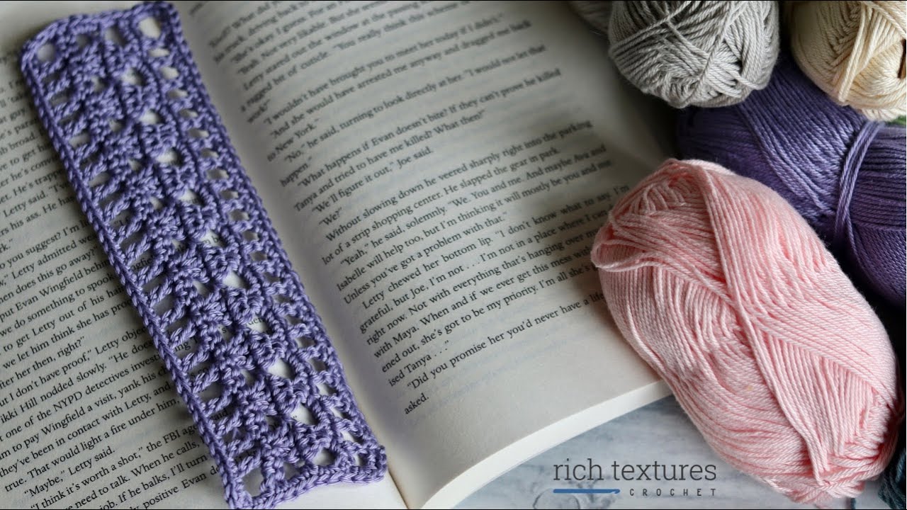 Diamond Lace Bookmark Crochet Pattern