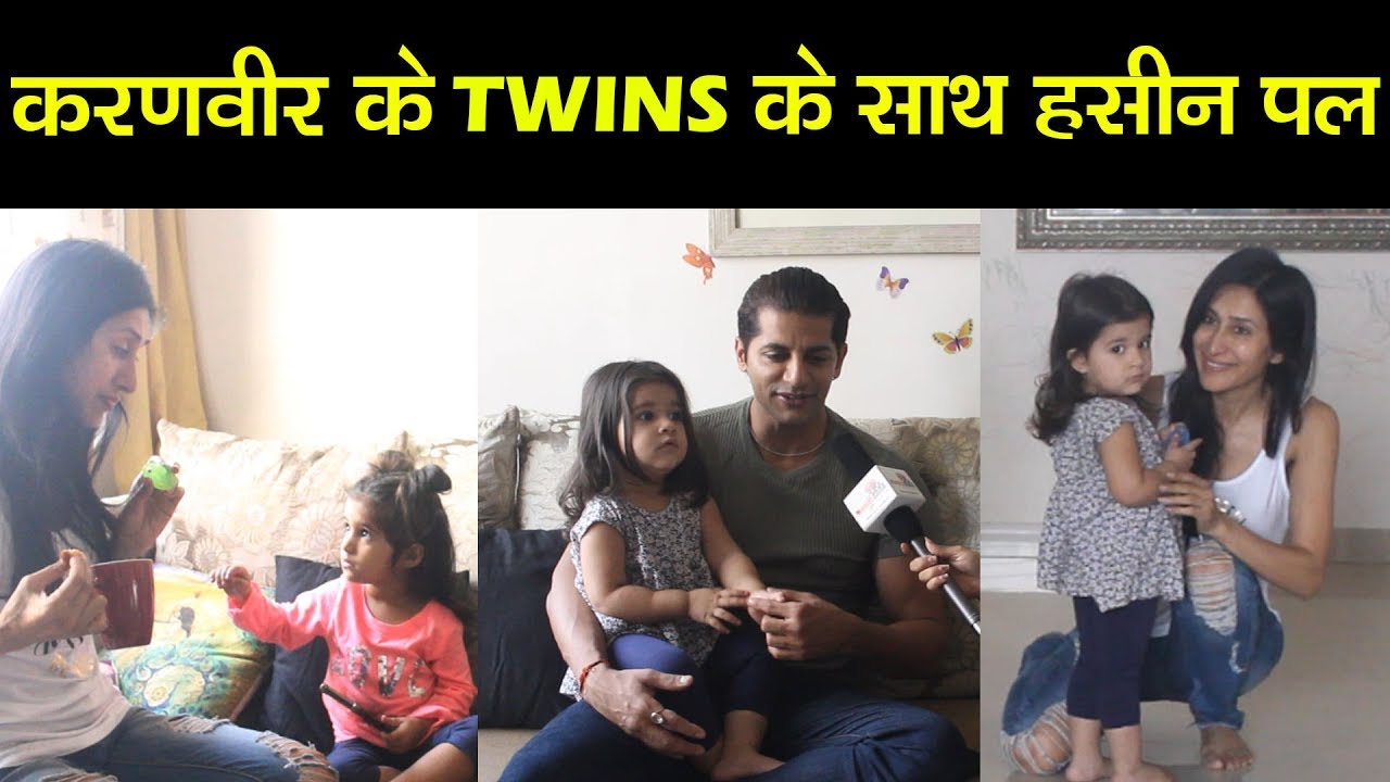 Karanvir Bohra's Twin Daughters Bella & Vienna Cute Moment | Exclusive interview On Moviez Adda