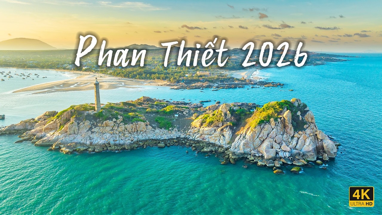 Phan Thiết – Bình Thuận 2026 | Nơi Biển & Sa Mạc Giao Thoa – Flycam 4K