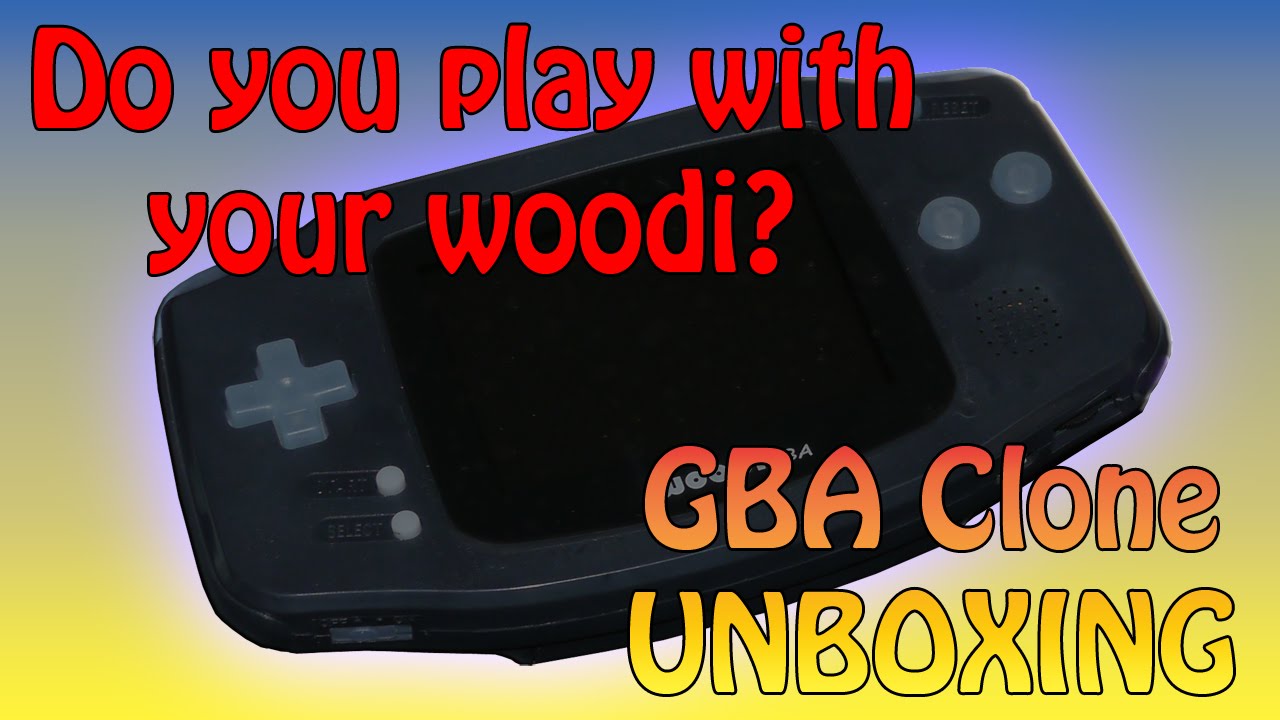 Game Boy Advance Clone - The Woodi GBA - Unboxing and mini review - 60fps