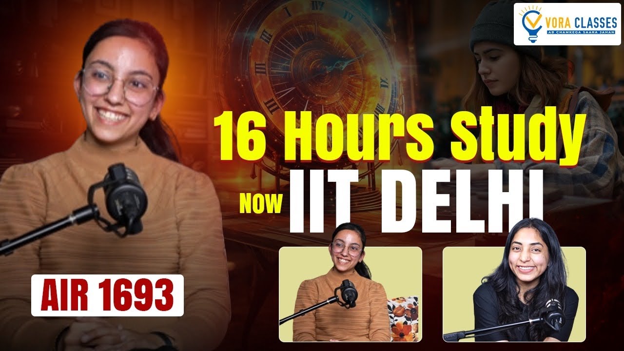 VCian who did 16 hours study daily, Got AIR 1693 and now in IIT Delhi !!