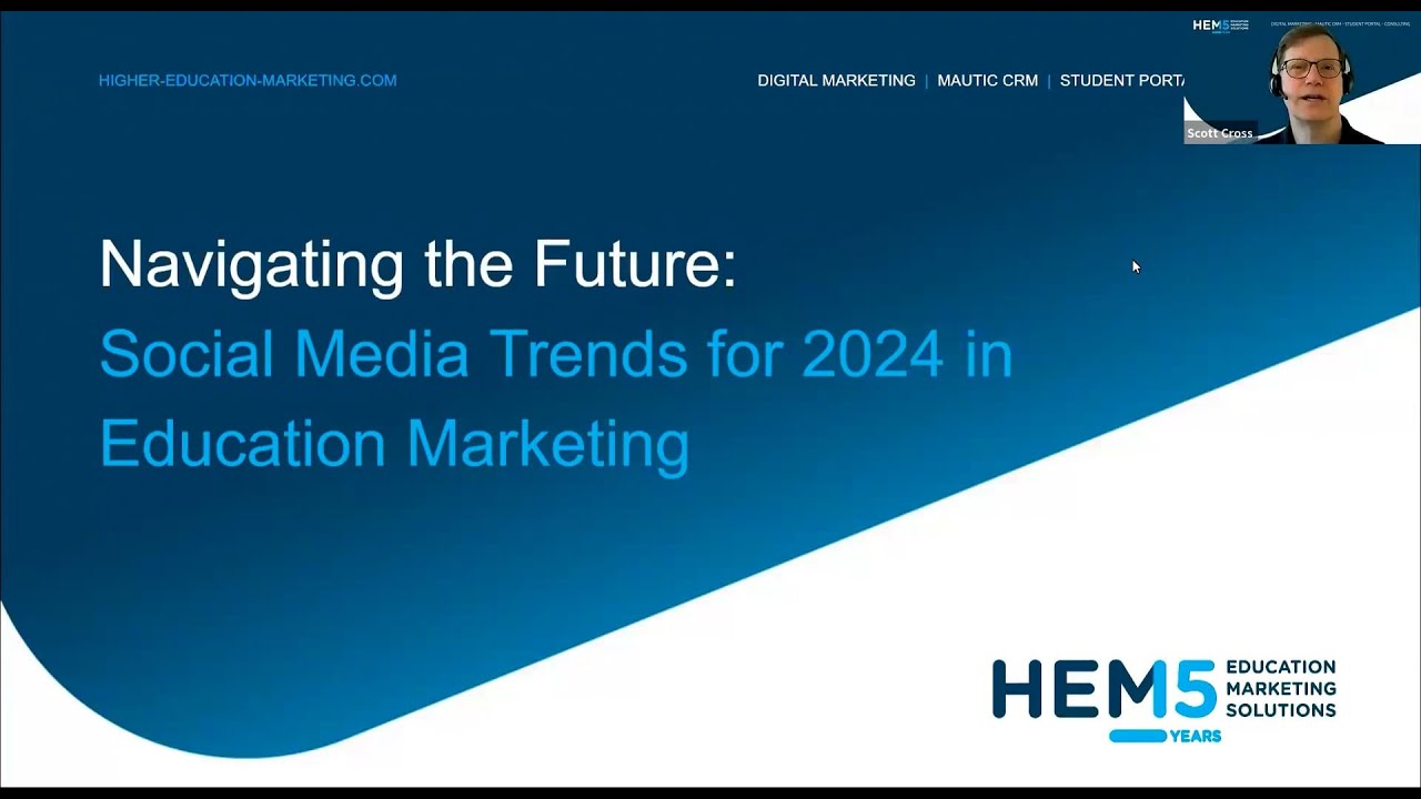 Navigating the Future: Social Media Trends for 2024 in Education Marketing