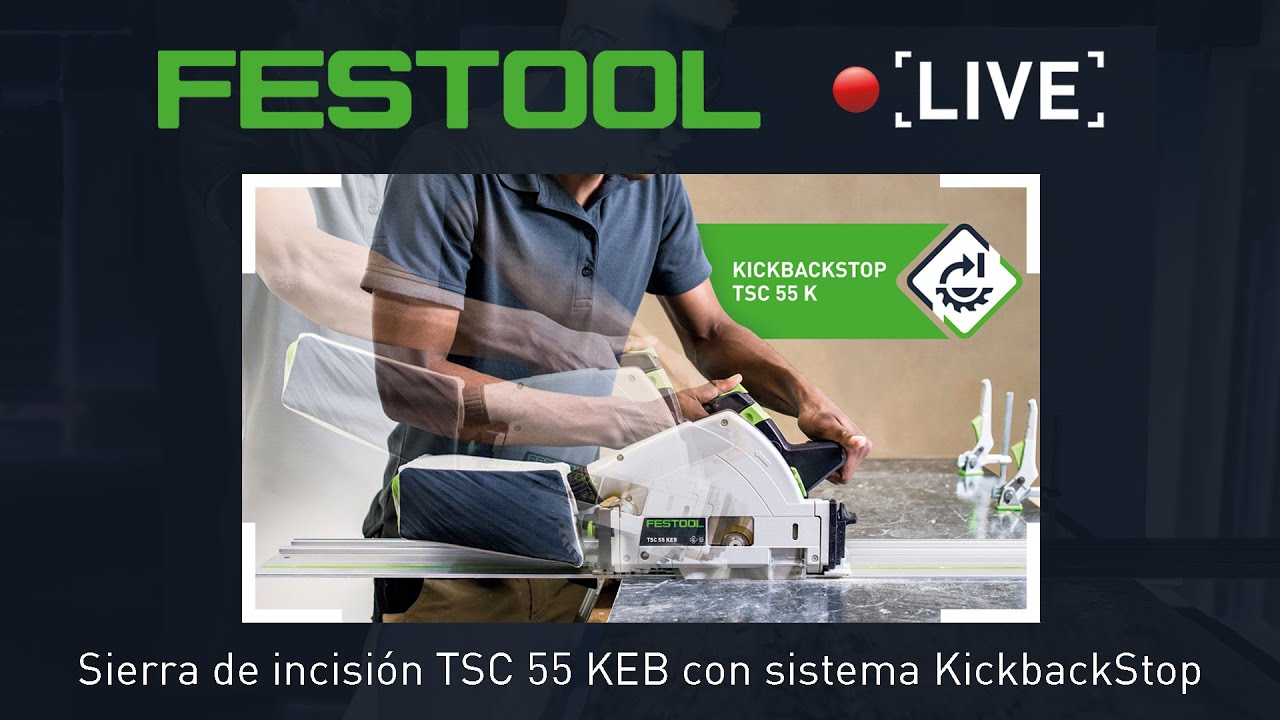 Sierra circular de incisión a batería TSC 55 KEB | Review | Demo #28 Live