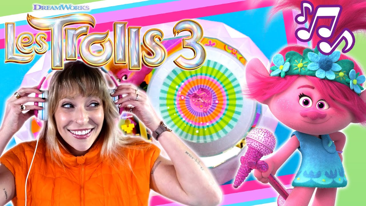 Une DJ remixe votre musique préférée des Trolls avec une table de mixage! | LES TROLLS 3