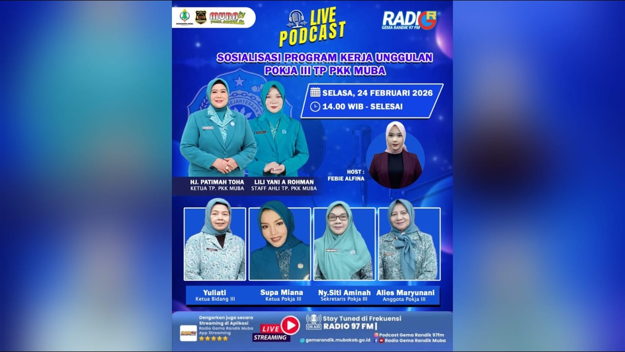 [LIVE] PODCAST RADIO GEMA RANDIK MUBA 