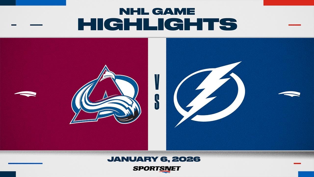 NHL Highlights | Avalanche vs. Lightning - January 6, 2025