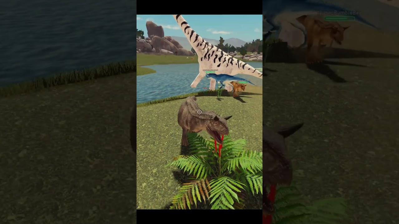 Carnotaurus Pack Attacking Brachiosaurus in Dinosaur Life ⏐ ROBLOX 🦖🦕