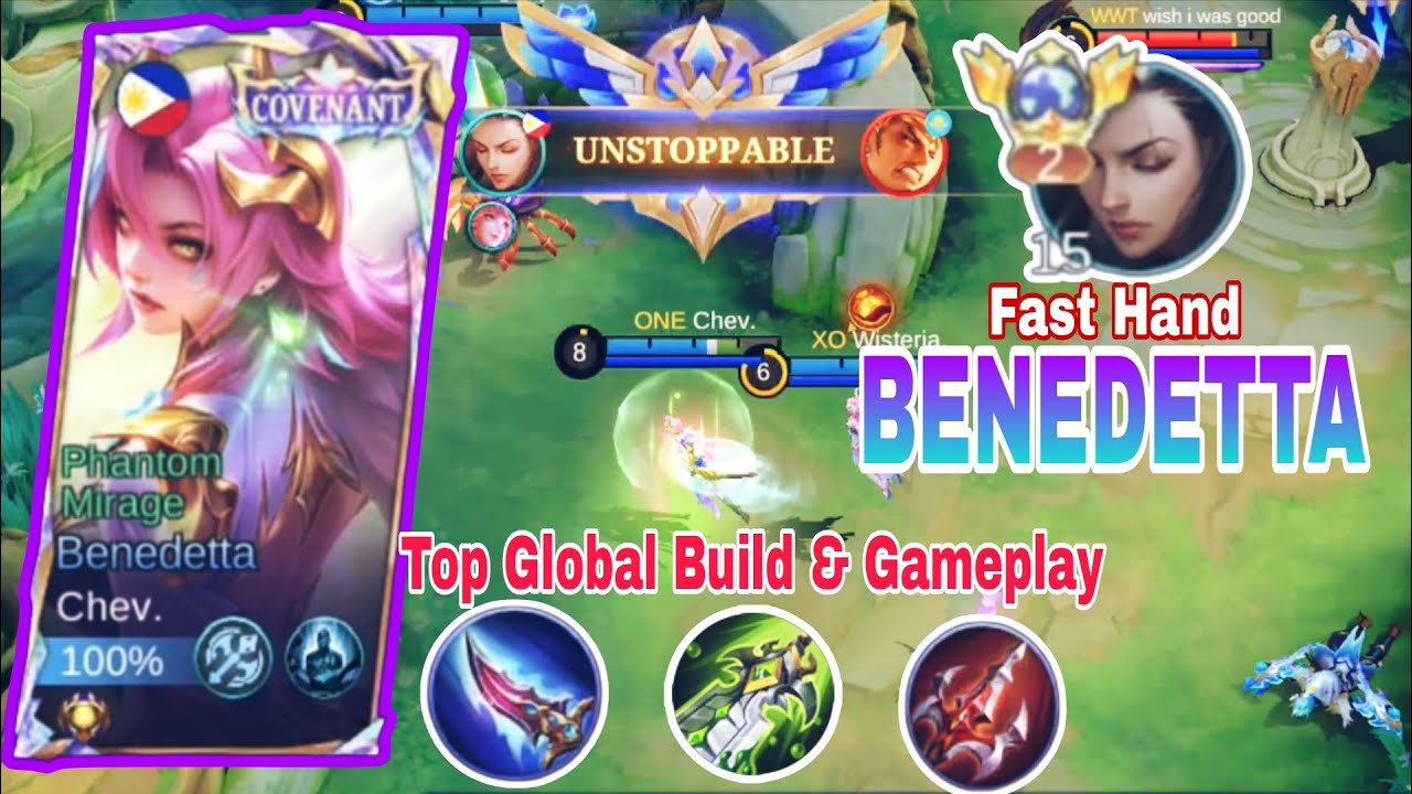 Fast Hand BENEDDETTA &ndash; Insane Outplays & Top Global Build | Top Global Benedetta By Chev.