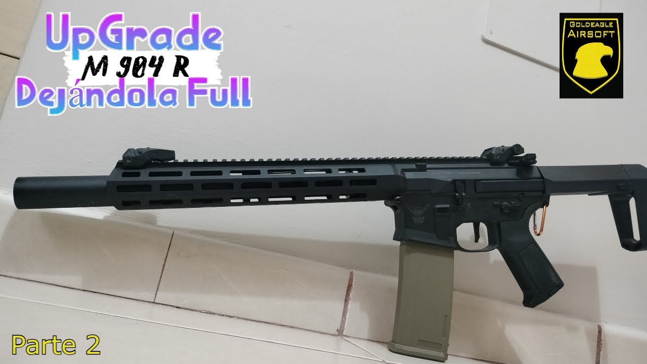 UpGrade M 904 R Double Eagle - Proceso Desmontaje/Montaje - Dejándola Full - #airsoft #airsofters