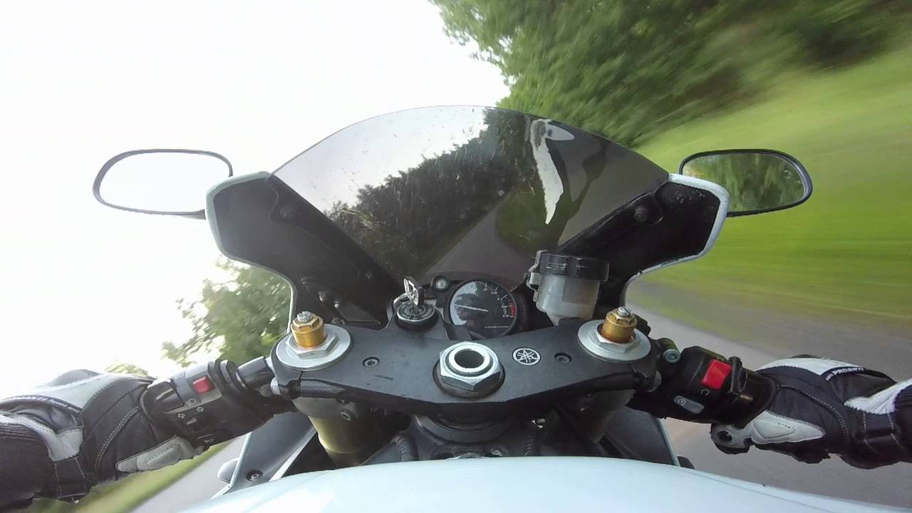 Yamaha R1 Onboard Czaplinek - Połczyn Zdrój