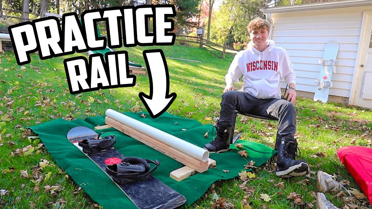 HOMEMADE PRACTICE RAIL (15 dollars)