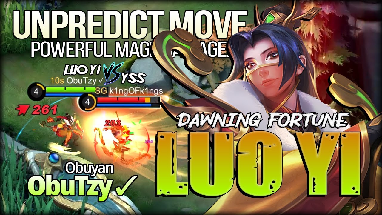 Dawning Fortune Luo Yi Unpredict Move! by ObuTzy✓ a.k.a Obuyan - Mobile Legends: Bang Bang