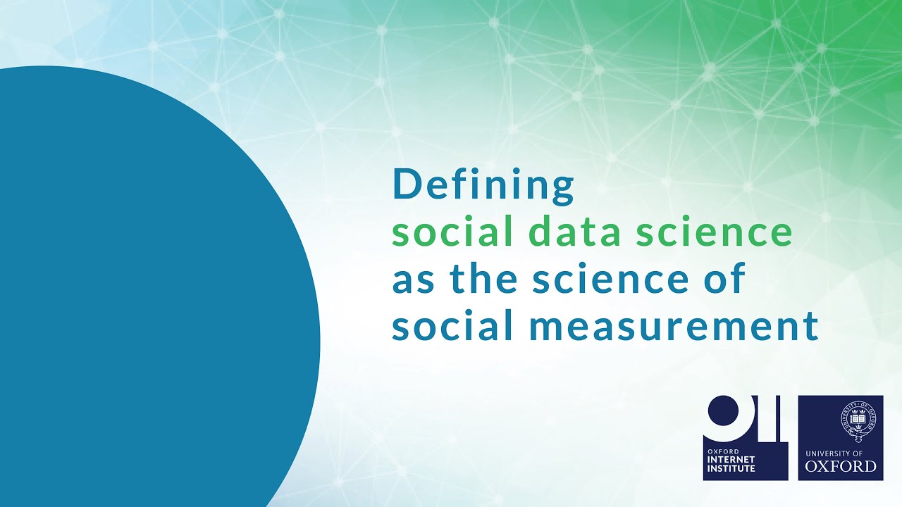 Defining social data science as the science of social measurement