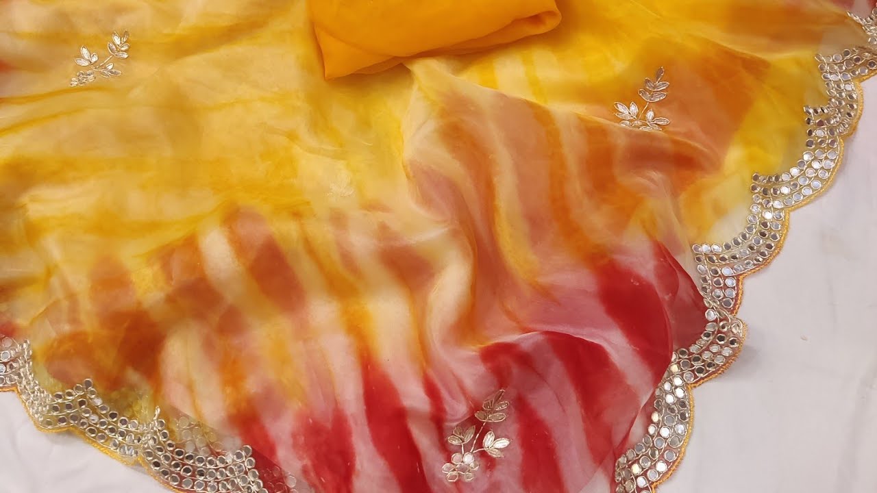 🔥Washable organza sarees collection । वॉशेबल औरगंजा साड़ी कलेक्शन