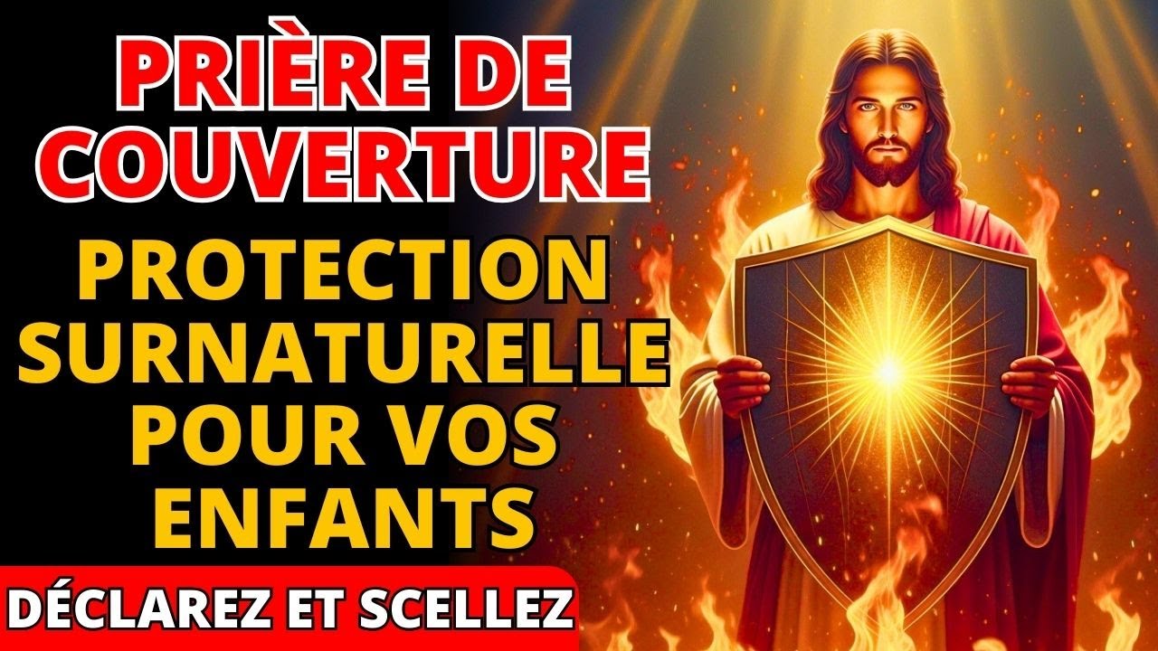 🩸 Protection Totale Pour Vos Enfants : Prière du Sang de Jésus qui FERME Toute Porte du Mal