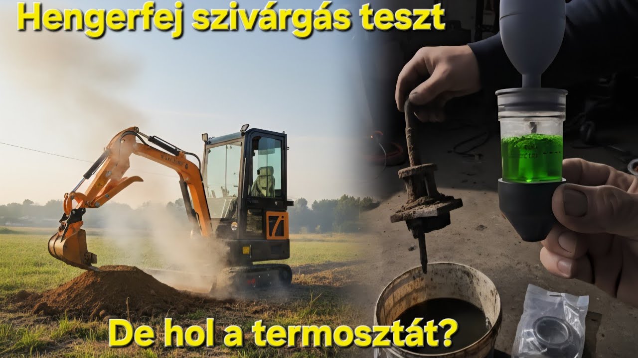  CO teszt: Hengerfejes lett a kotró? De hol a termosztát? 