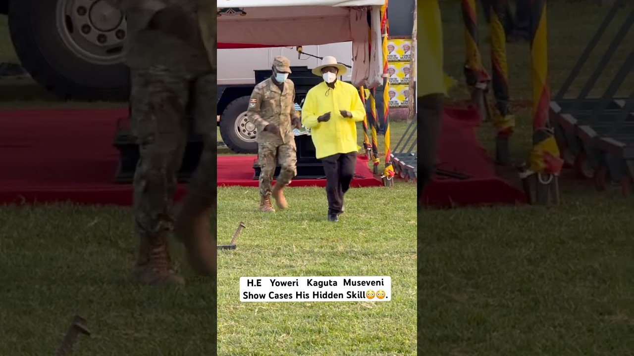H.E  Yoweri Kaguta Museveni Show Cases His Hidden Skill😳😳. #trending #music #dance #yowerimuseveni