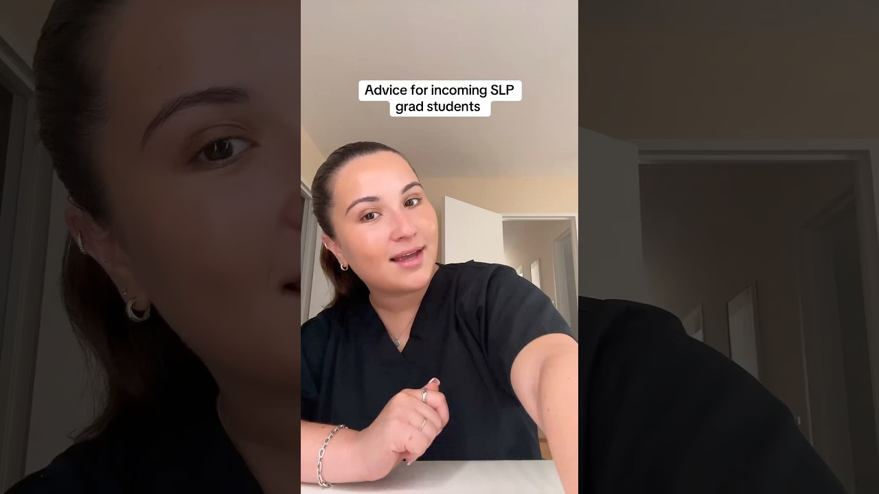 Advice for incoming SLP graduate students!!!