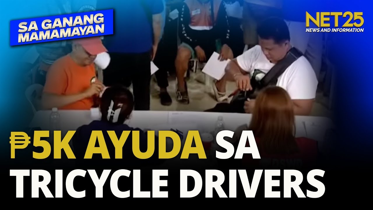 139K tricycle drivers sa Metro Manila makakatanggap ng ₱5K ayuda