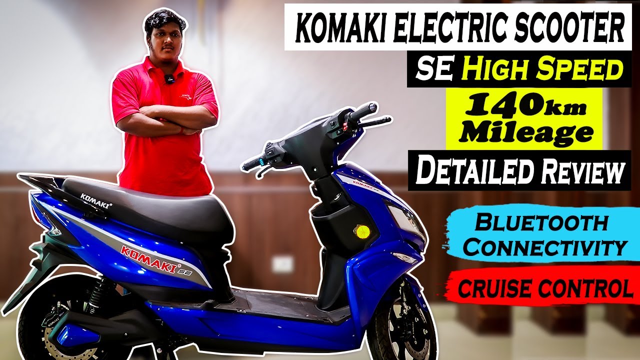 Komaki Electric Scooter | Komaki SE High Speed Scooter Review | 140km Range | தமிழ் | Rider Machine