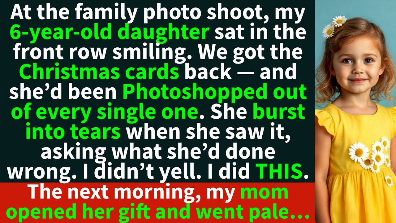My family has PHOTOSHOPPED OUT my 6-year-old from every single photo. Soon, they lost everything…