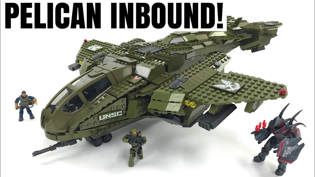 Halo Infinite Mega Construx Pelican Inbound Speed Build - Set GNB28