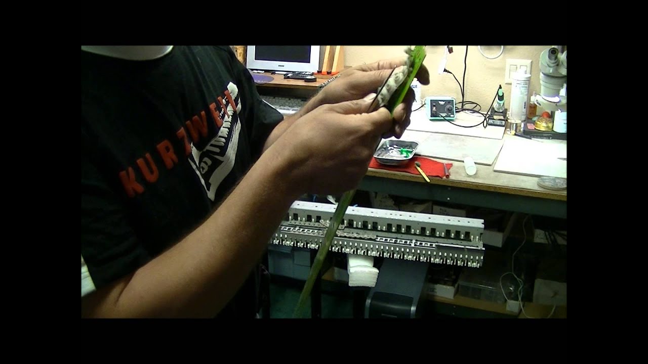 Kurzweil / Fatar TP10 keyboard assembly repair