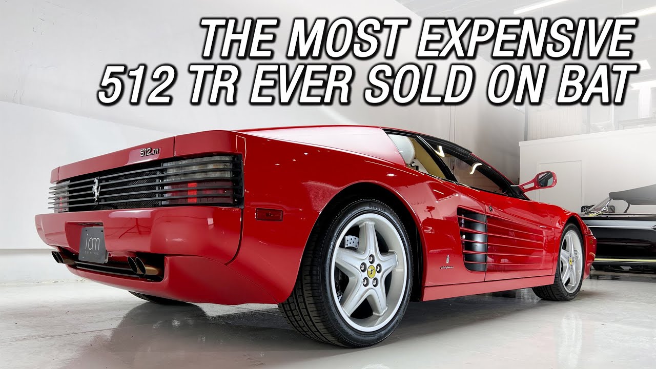 MOST EXPENSIVE Ferrari 512TR Ever Sold on Bring A Trailer - Car Detailing