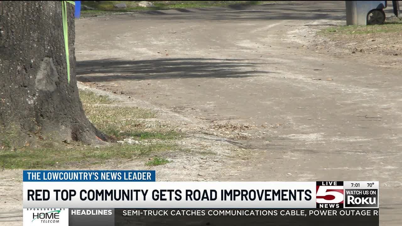 VIDEO: Charleston County to pave roads, fix drains in Red Top community