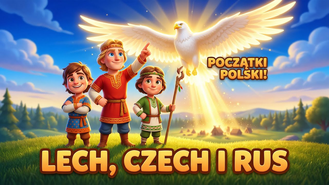 🦅 Legenda o Lechu, Czechu i Rusie | Historia Powstania Gniezna i Początki Polski!