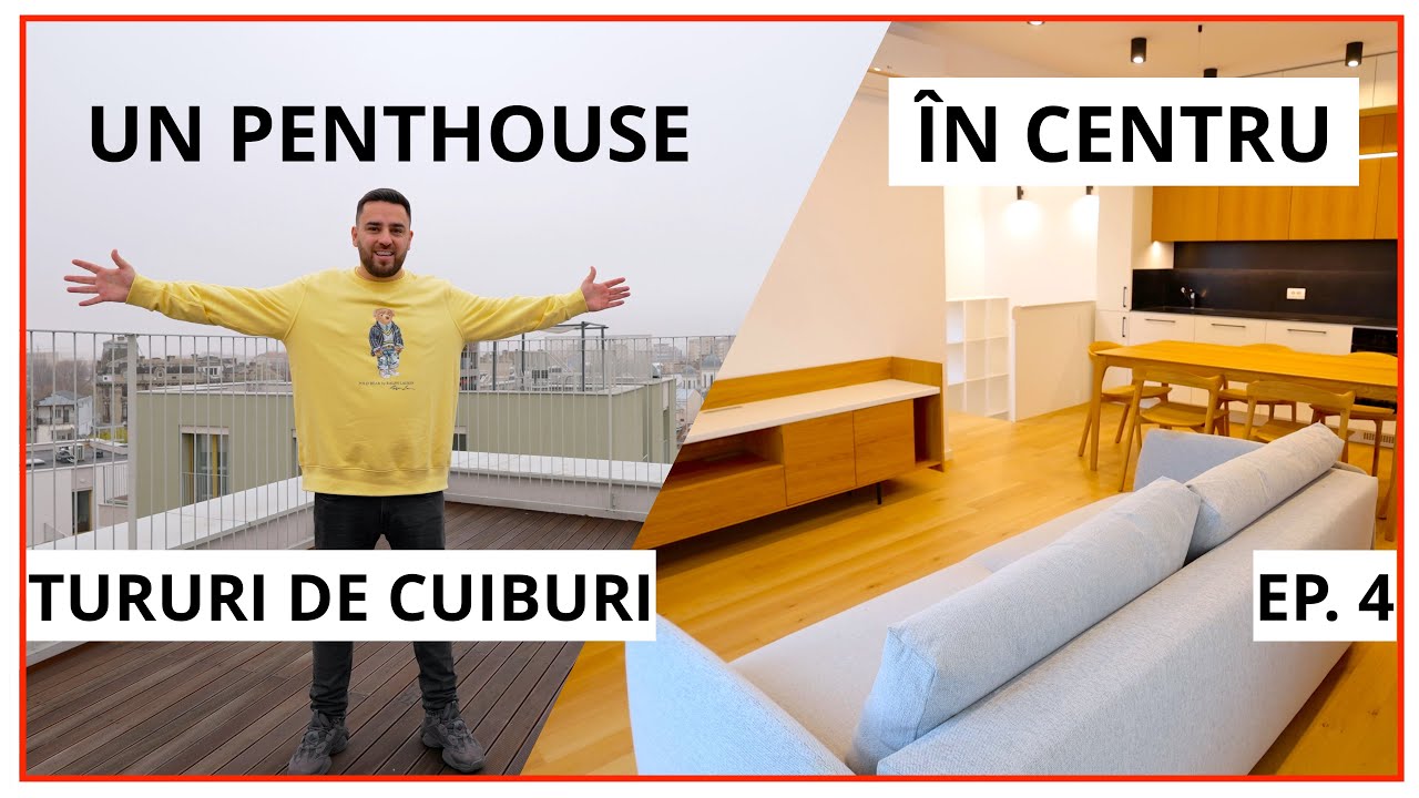 Turul unui PENTHOUSE de 2000 DE EURO/LUNĂ din Centrul Bucureștiului! 🏠 (Tururi de Cuiburi: EP. 4)