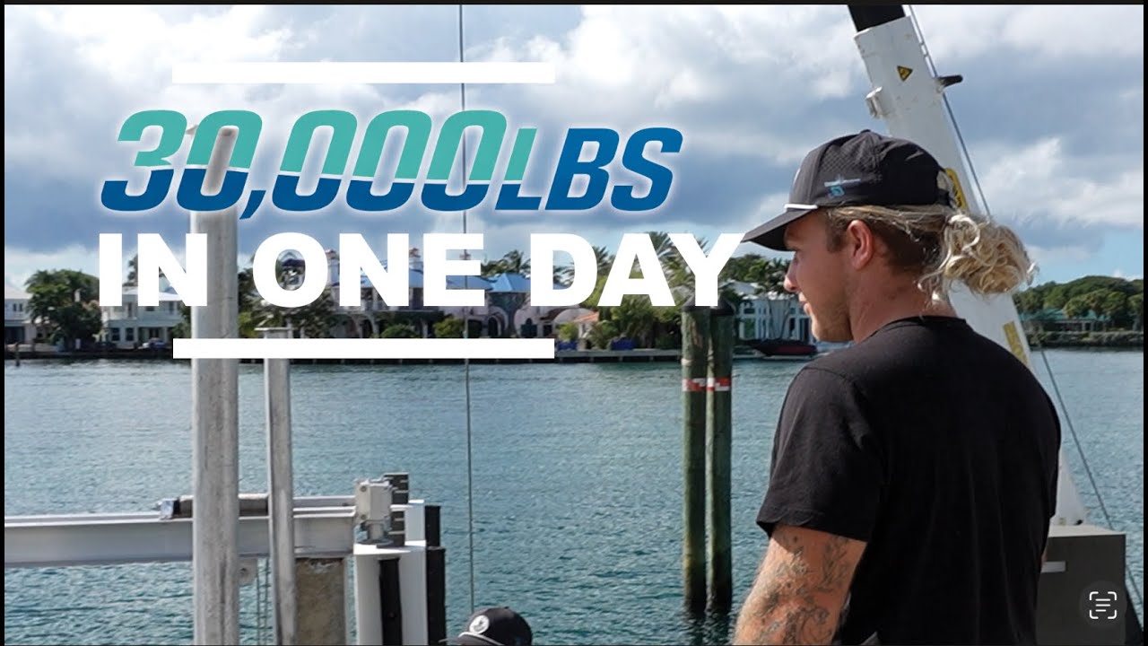 Installation of a 30,000lb Boat Lift