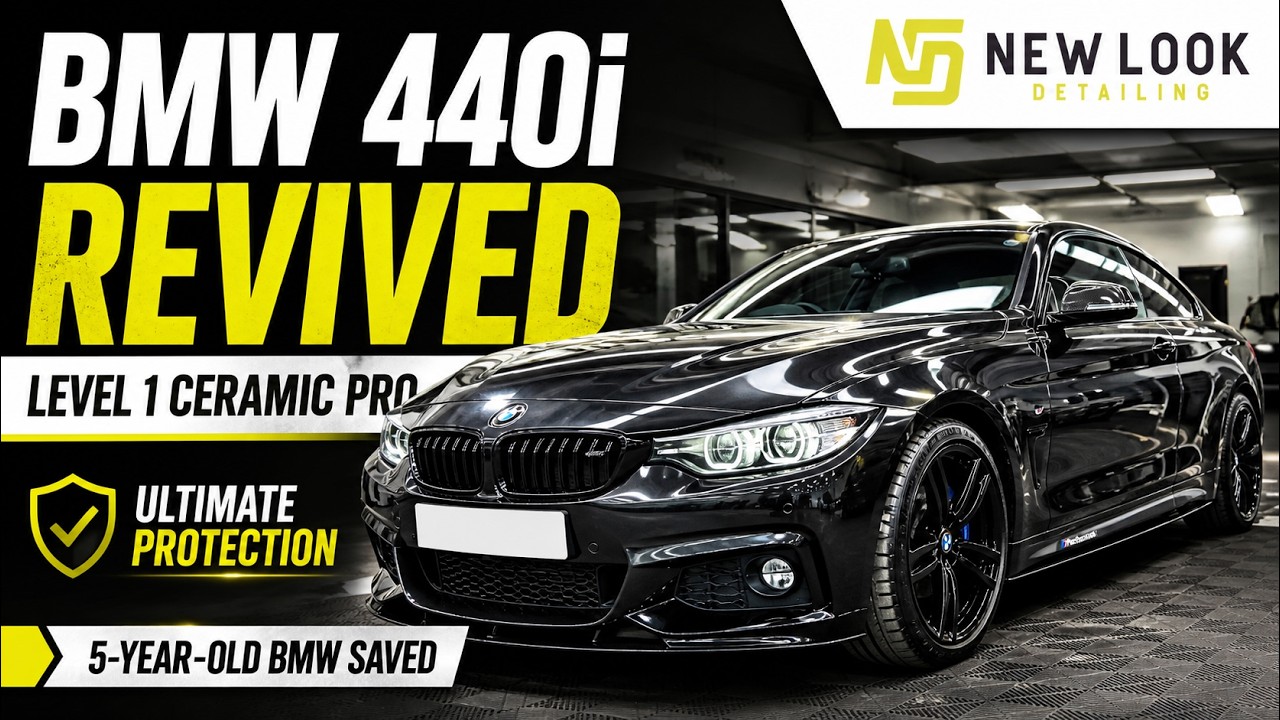 Reviving a 5-Year-Old BMW 440i: Ultimate Ceramic Protection Unveiled!