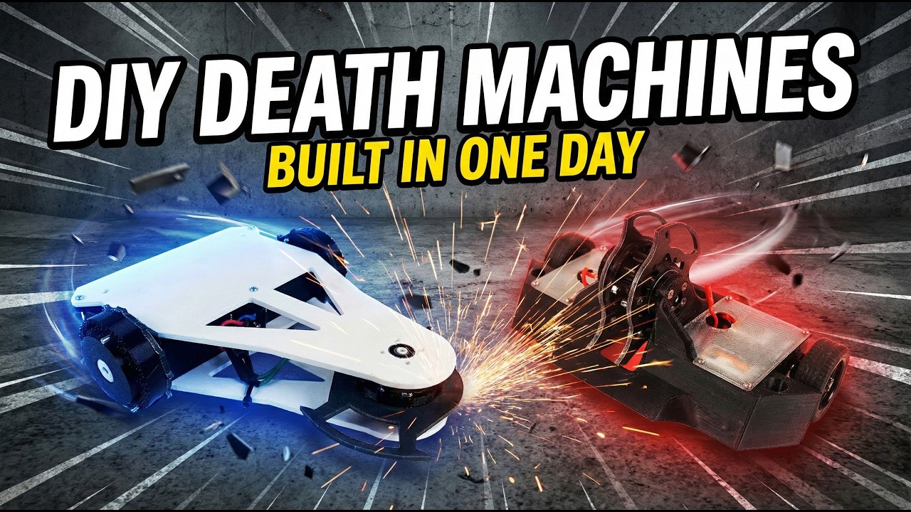 We built destructive robots in 1 day (and Fought to the Death)