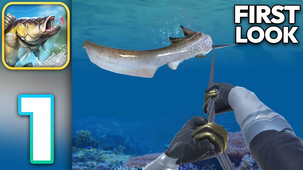 Fishing Travel - Walkthrough Gameplay Part 1 - Tutorial (iOS, Android)